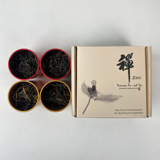 Yunnan Dian Hong Black Tea/Ripe Aged Pu-erh Tea (Fermented) Old Tree Loose Leaf